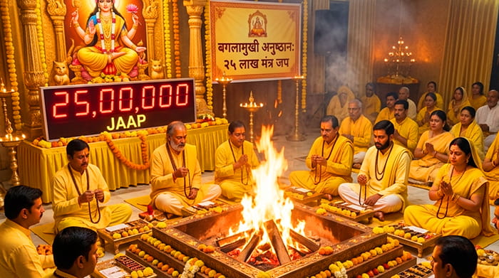 Baglamukhi Anushthan 25 Lakh Jaap